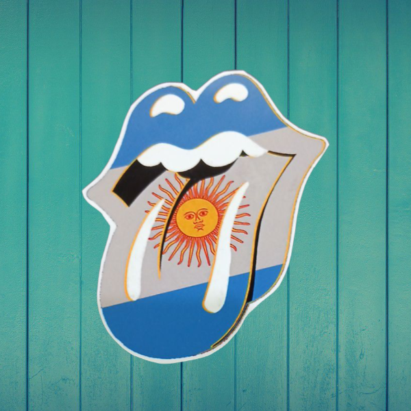Producto - Stickers rolling stones bridges to buenos aires 2