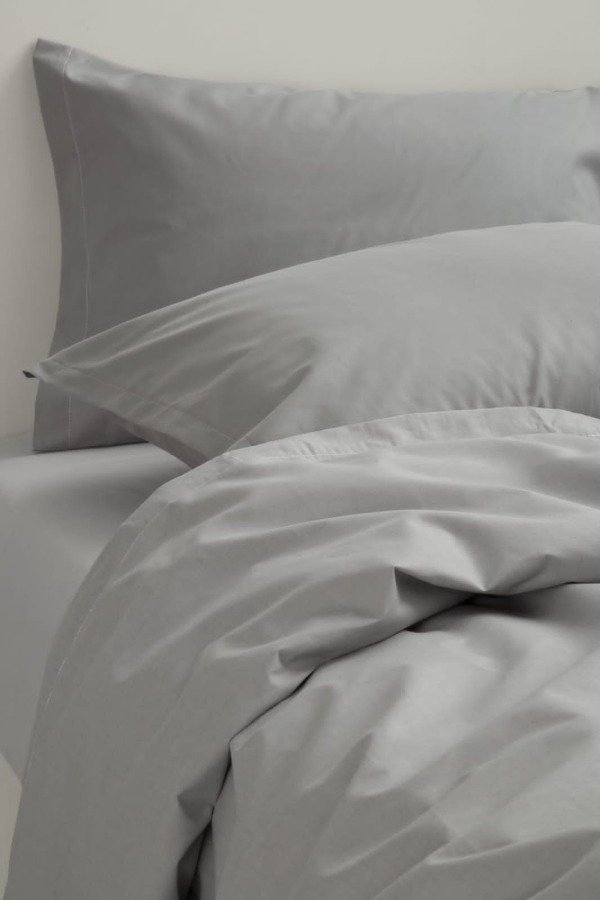 Producto - Sábana 2 y 1/2 Alcoyana Estudio liso gris