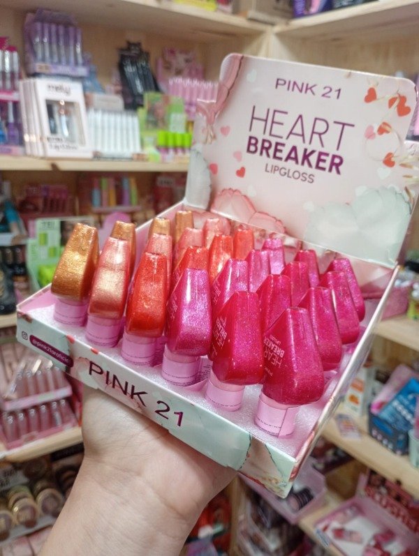 Producto - Lips gloss corazón Pink21