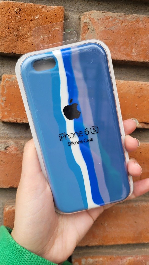 Producto - Iph 6 / iph 6s silicona case azul