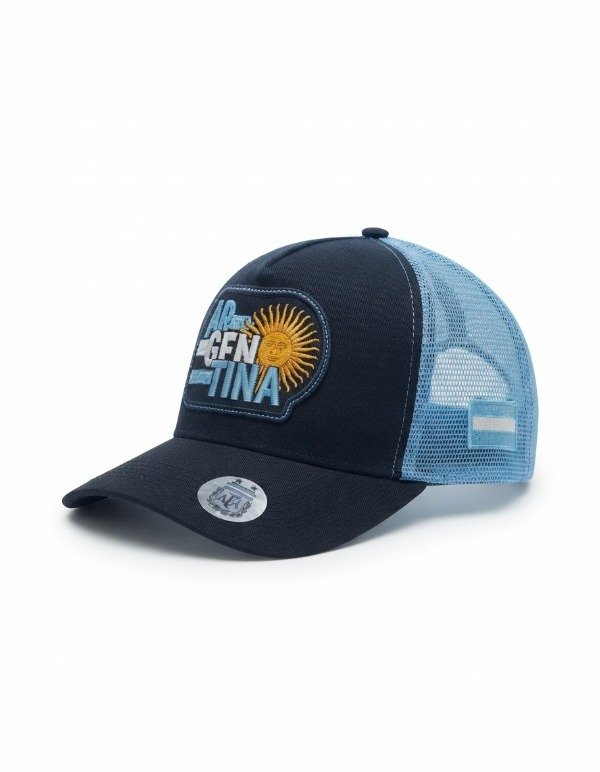 Producto - Afa Argentina Trucker Celeste Malla Celeste 2