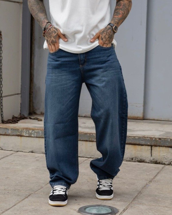 Producto - Jean Baggy Azul Oxido Oscuro - 2