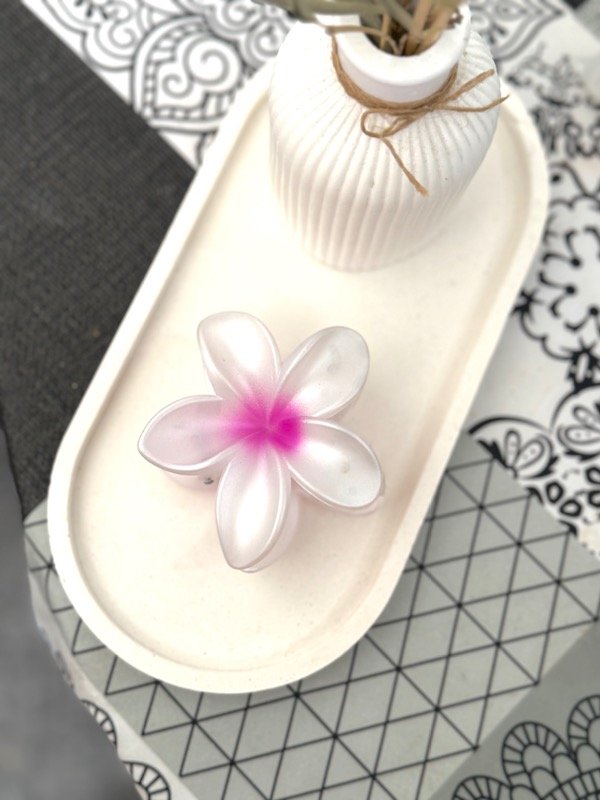 Producto - Broche Hawai Matte rosa