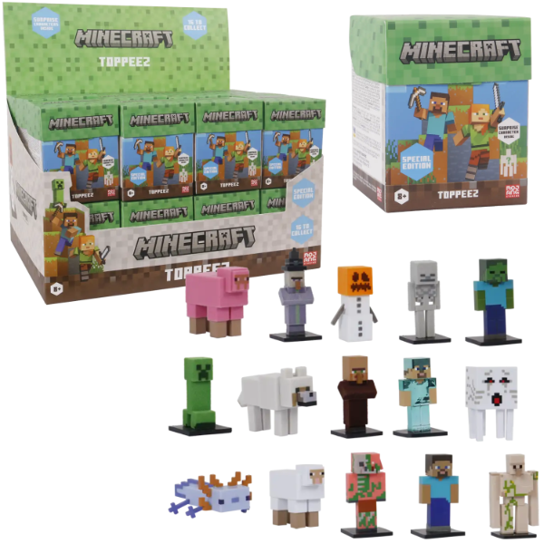 Producto - Minecraft Figura Toppeez Coleccionable SORPRESA x1