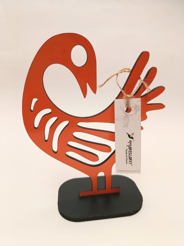 Producto - Figuras "Étnicas" / Ave Maya / Naranja Valencia