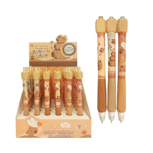Producto - Boligrafo Borrable Capybara C/Dado Giratorio