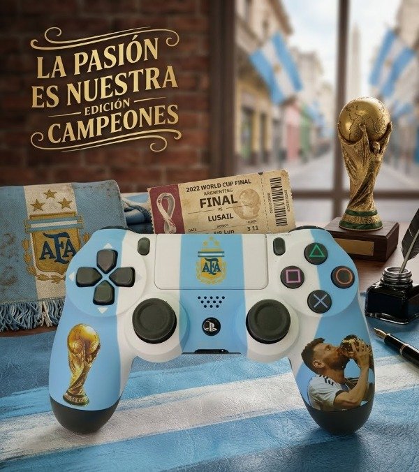 Producto - Joystick play 4 Sony Edición Limitada Argentina Messi