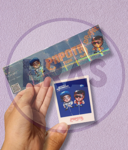 Producto - ENTRADA HOLOGRÁFICA  + STICKER UV - PACO Y CATRIEL - PAPOTA MOVISTAR ARENA