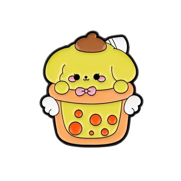 Producto - Pin Sanrio bubble tea Pompompurin
