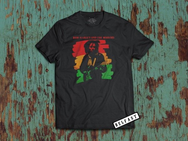 remera bob marley flag