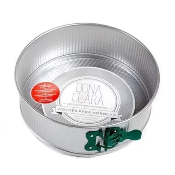 Producto - TORTERA DESARMABLE N 2 ALUMINIZADA ( 20 X 8 CM ) DOÑA CLARA