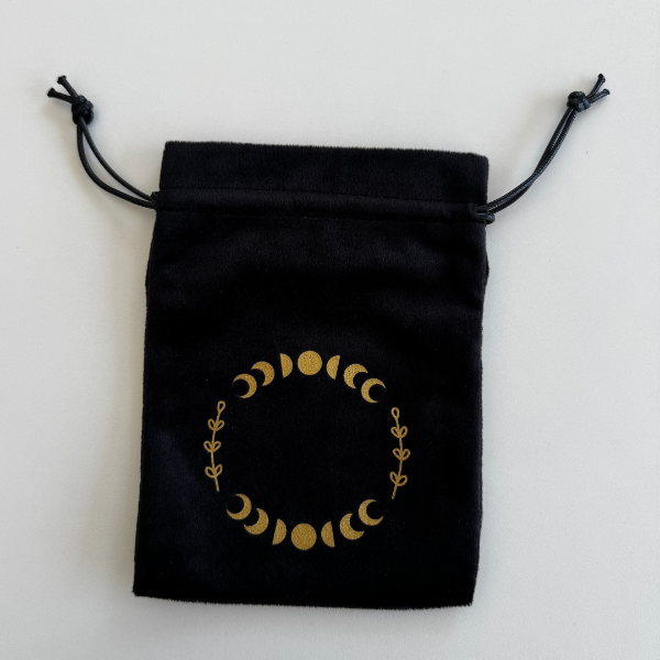 Producto - BOLSA TERCIOPELO NEGRA LUNAS CICLOS