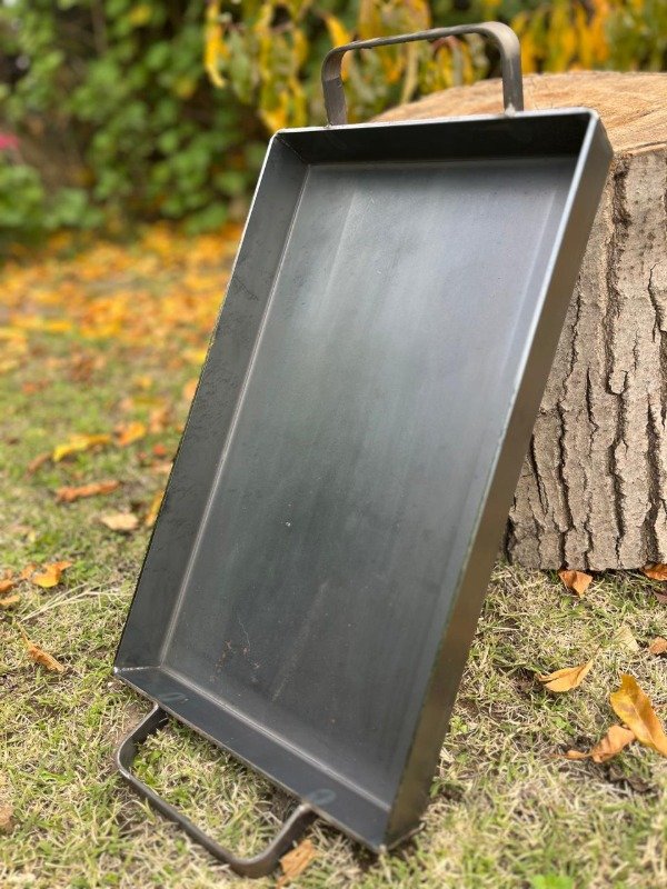 Producto - Plancha 2 hornallas ALTA + ESPATULA