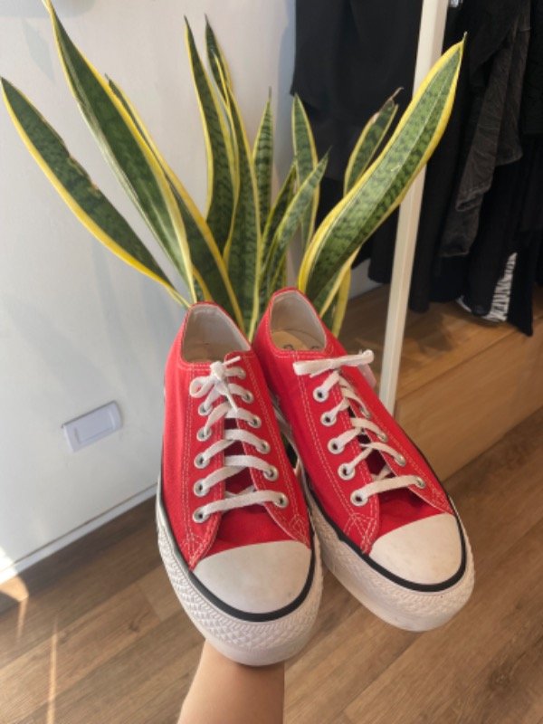 Producto - Zapatillas converse rojas originales