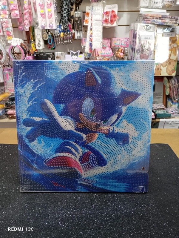 Producto - PINTURA DE DIAMANTE SONIC  CON LUZ LED 30X30 CM