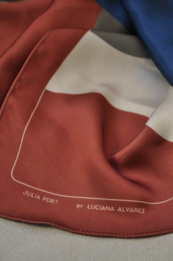 Producto - Pañuelo de Seda Paisajes San Juaninos x Luciana Alvarez. Diseño #112 - 2