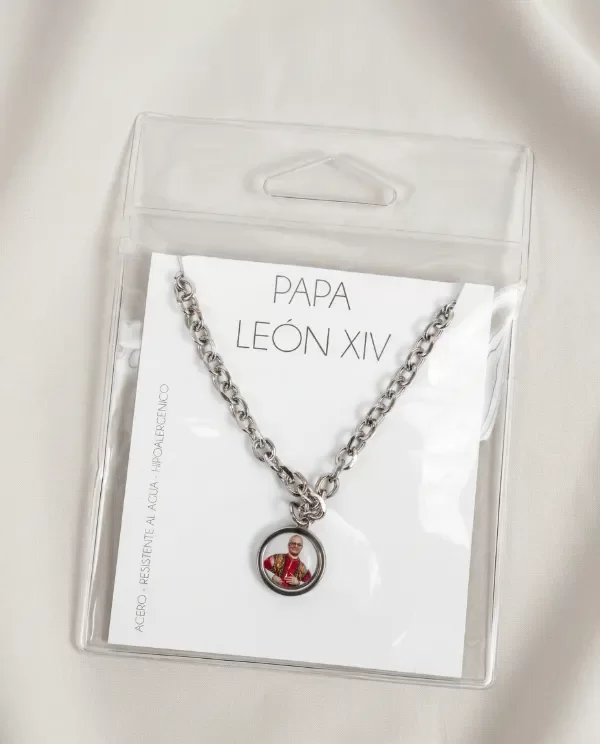 Producto - Pulsera acero Papa León XIV