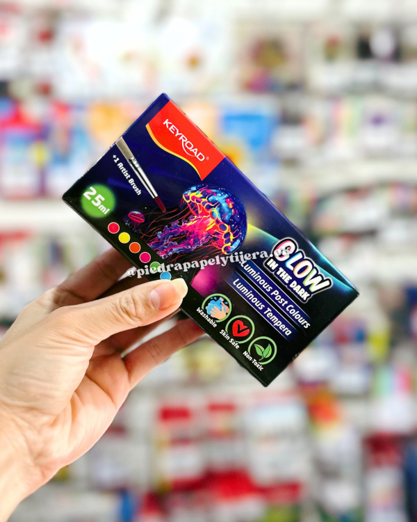 Producto - tempera GLOW brilla en la oscuridad