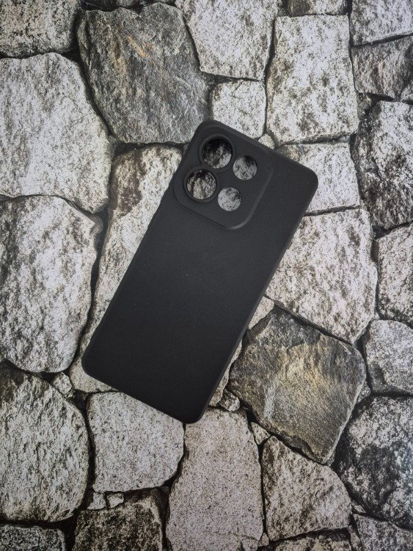 Producto - Funda tpu simil silicon sin felpa Moto G86 negra