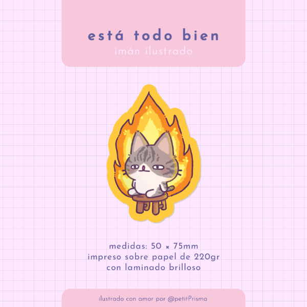 Producto - Imán "Está todo bien"