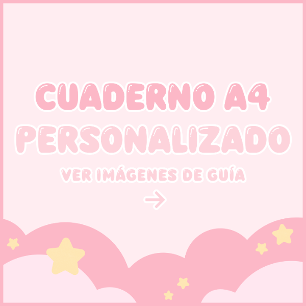 Producto - Cuaderno A4 personalizado