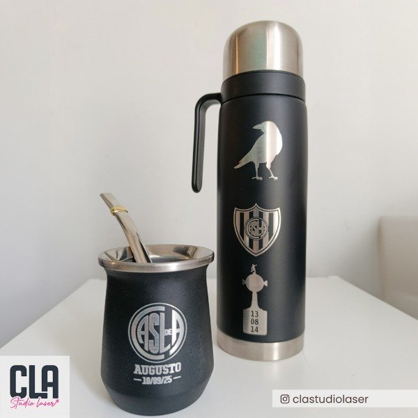 Producto - Kit Matero Mate + Termo 1 LT + Bombilla