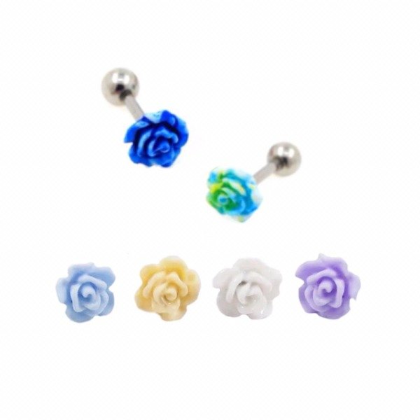 Producto - Barbell Flor Acrílica