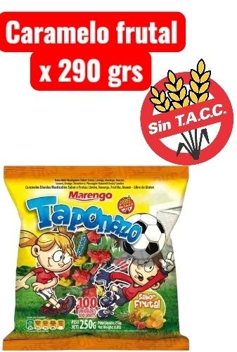 Producto - Caramelo Marengo taponazo frutal bolsa de 290grs