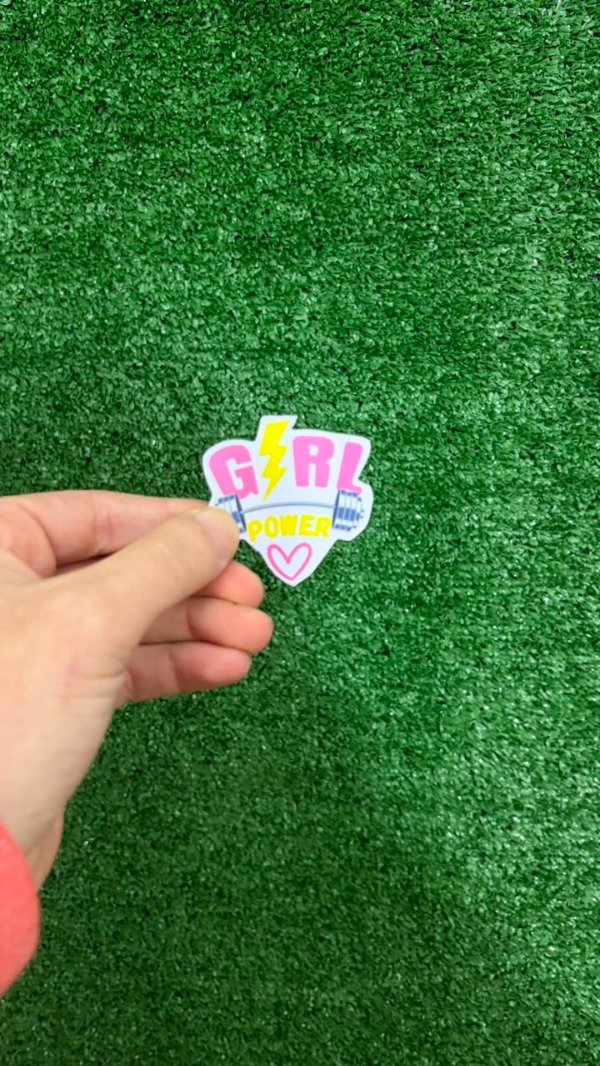 Producto - Stickers Fitness - Para Termos - GIRL POWER 1