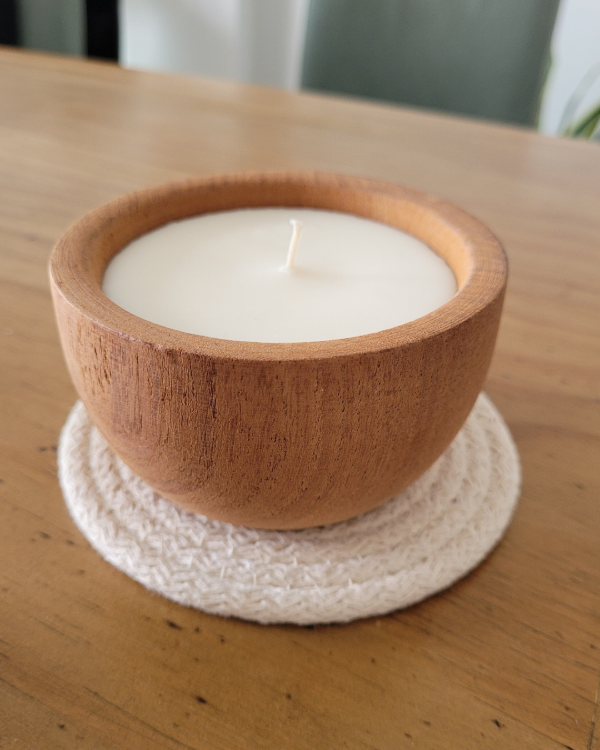 Producto - Vela de Soja en Envase de Madera