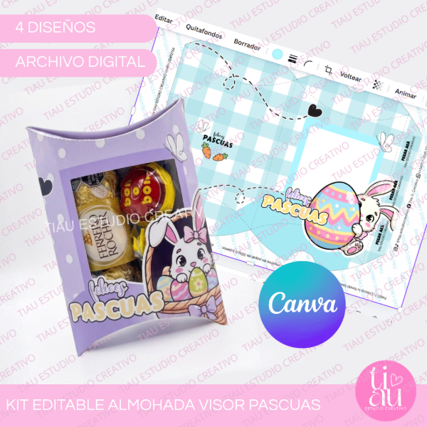 Producto - EDITABLE EN CANVA - KIT ALMOHADA CON VISOR CLÁSICO