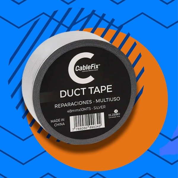 Producto - CINTA DUCTTAPE ) CABLEFIX X 10MTS