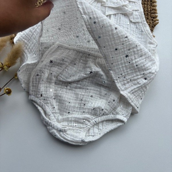 Producto - Conjunto Star de gasa de algodón RN a 12 meses - 1