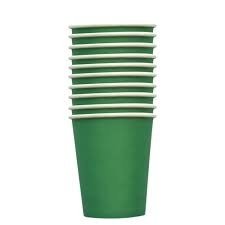 Producto - Vaso polipapel 240cc x8u. Verde Musgo