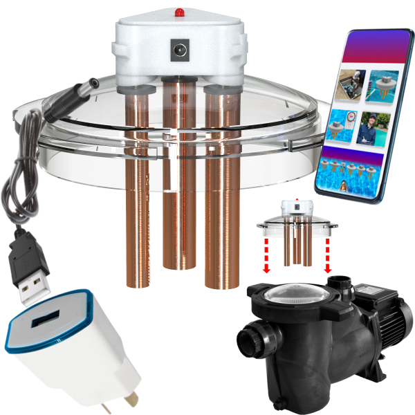 Producto - Ionizador Para Piscinas Usb 3.0 P/ Vulcano Bap Bac + App