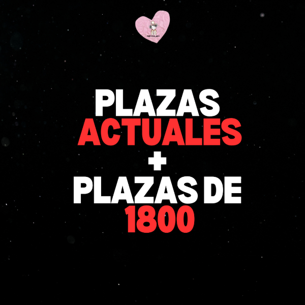 Producto - COMBO PLAZAS ACTUALES Y DE 1800