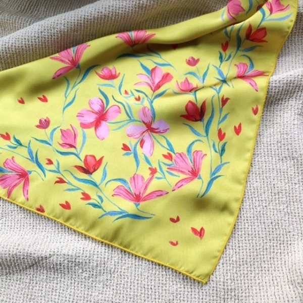 Producto - Pañuelo Azaleas Amarillo