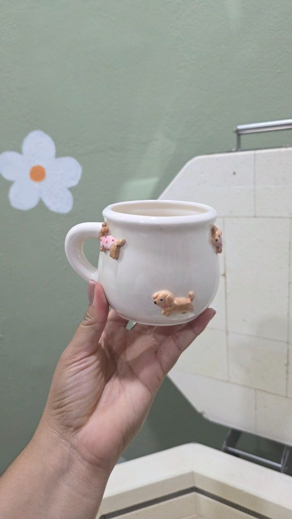 Producto - Taza con salchichitas en relieve