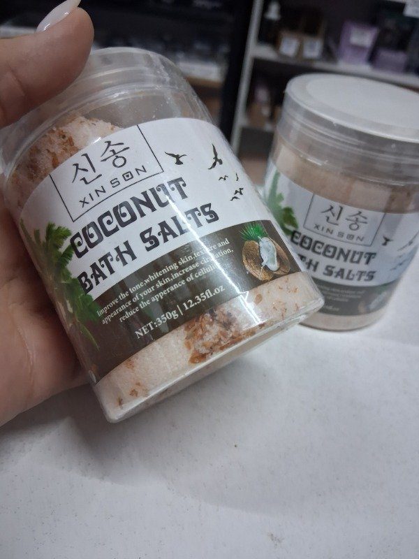 Producto - Sal aromatizante de coco para pies