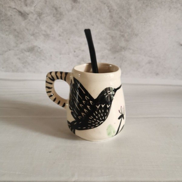 Producto - Mate + bombilla Colibrí