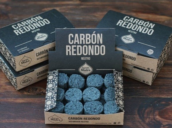 Producto - Carbón redondo neutro x24 u.