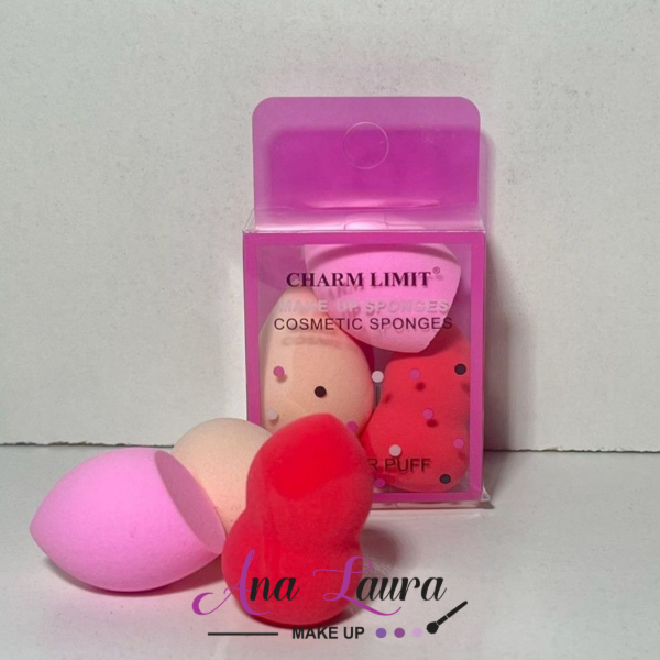 Producto - Set de 3 mini esponjitas