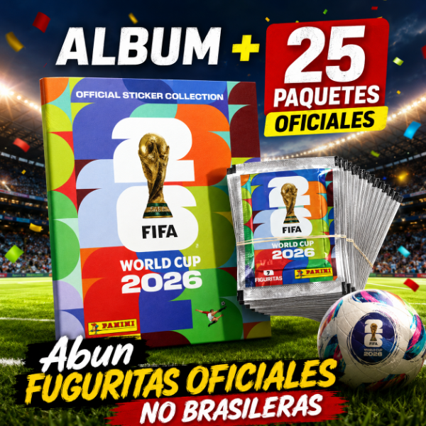 Producto - OFERTA POR TIEMPO LIMITADO - ALBUM + 25 PAQUETES