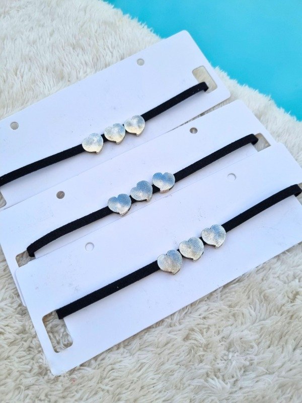 Producto - CHOKER TRIPLE CORAZON