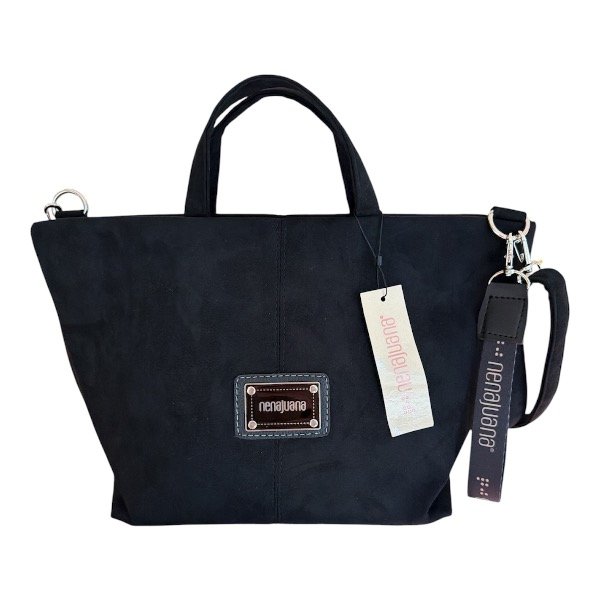 Producto - Cartera mediana símil gamuza - 1