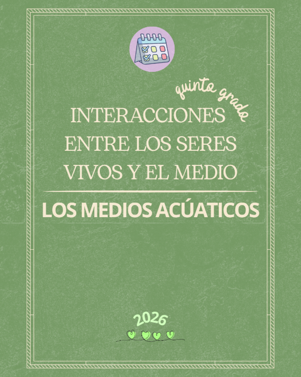 Producto - 5to Los Medios Acuáticos