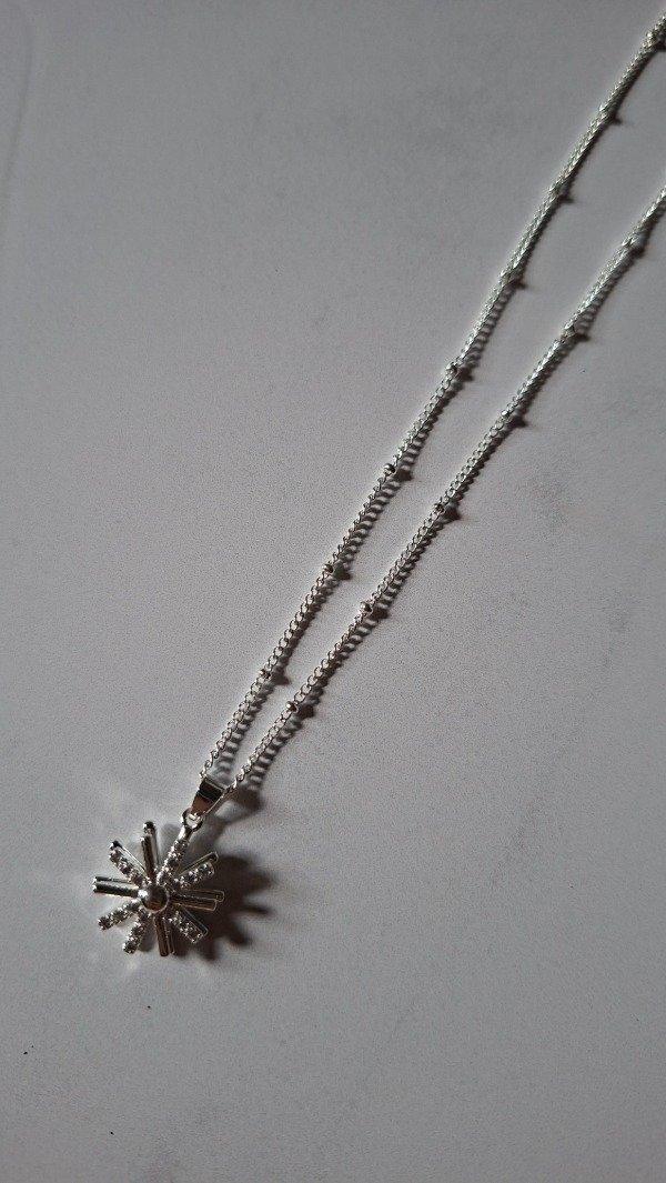 Producto - Cadena de acero blanco Eólica Giratorio 45cm