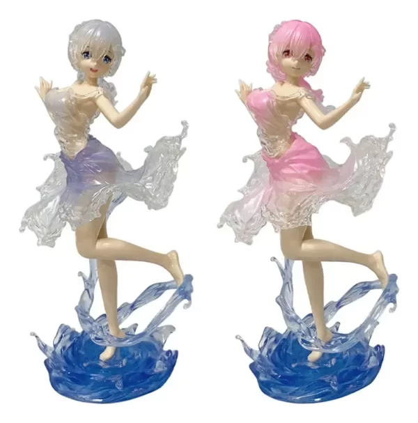 Producto - Figura Diorama +18 Ram y Rem Agua - Re Zero - 24cm - 0