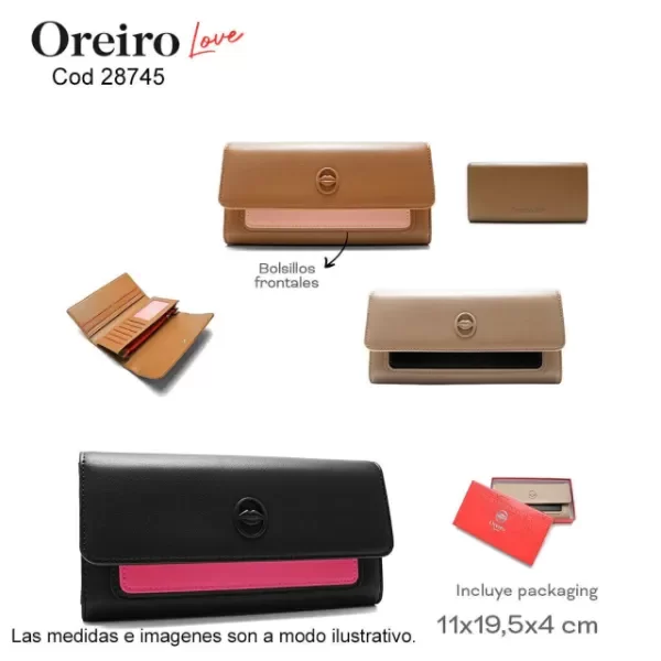Producto - BILLETERA OREIRO LOVE CON SOLAPA - 1