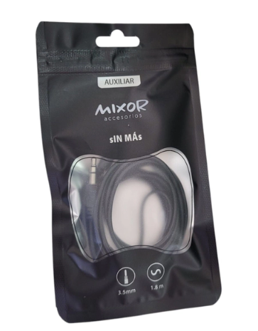 Producto - CABLE AUXILIAR REFORZADO MIXOR 3.5 MACHO A 3.5 MACHO
